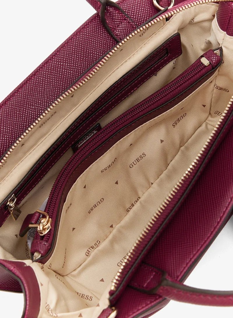 GUESS BOLENA MINI SATCHEL BAG - Crown Store