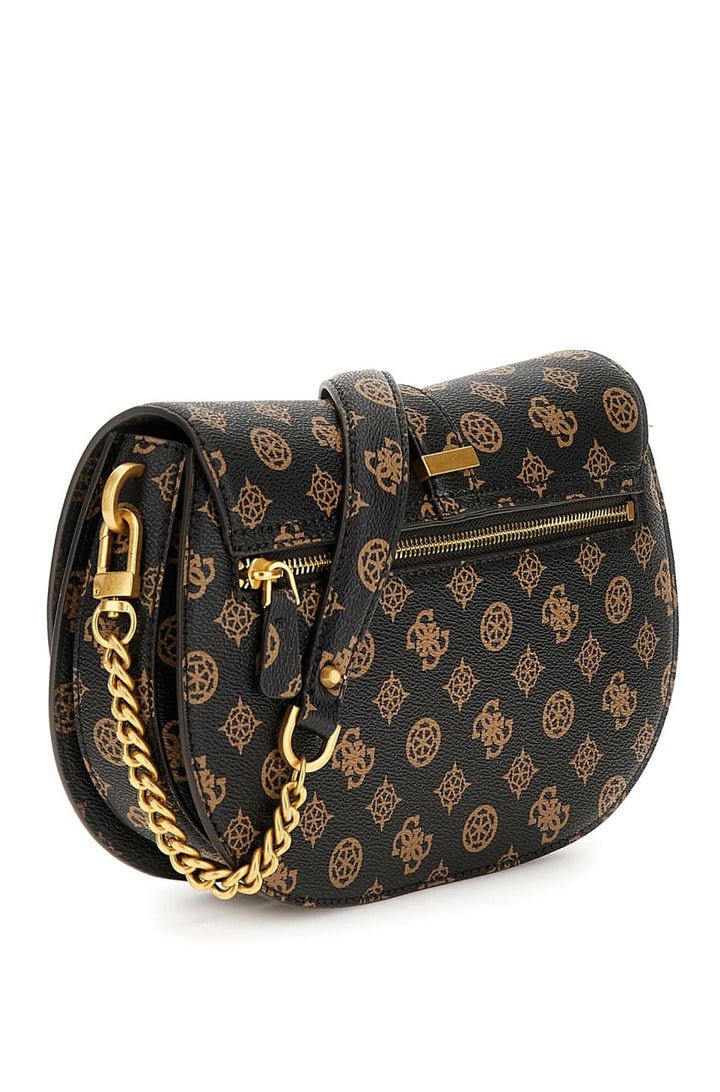 GUESS KUBA TRI-COMPARTMENT FLAP CROSSBODY BAG - Crown Store