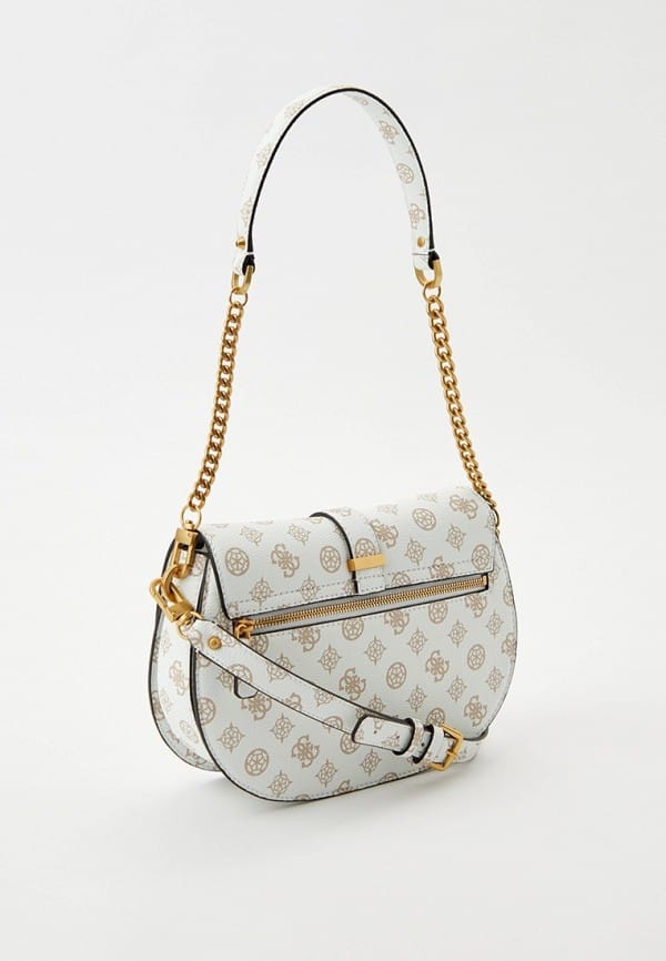 GUESS KUBA TRI-COMPARTMENT FLAP CROSSBODY BAG - Crown Store