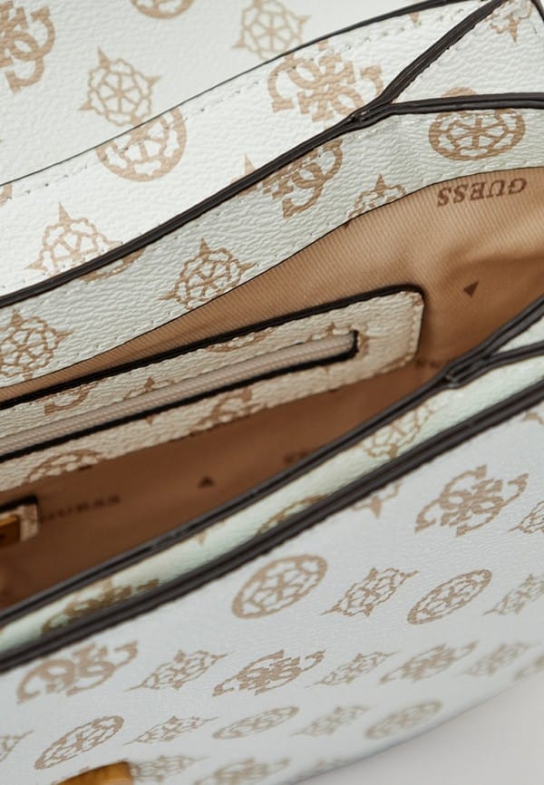 GUESS KUBA TRI-COMPARTMENT FLAP CROSSBODY BAG - Crown Store