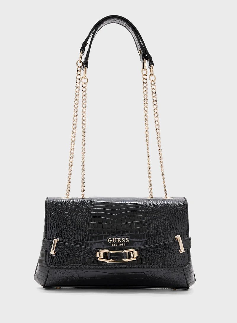 GUESS SILVYE CONVERTIBLE XBODY FLAP BAG - Crown Store