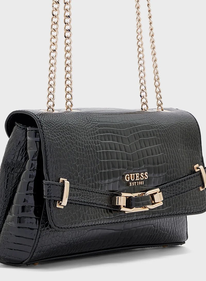 GUESS SILVYE CONVERTIBLE XBODY FLAP BAG - Crown Store