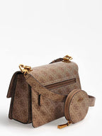 GUESS WOMEN'S ALEXIE CROSSBODY FLAP BAG - Crown Store