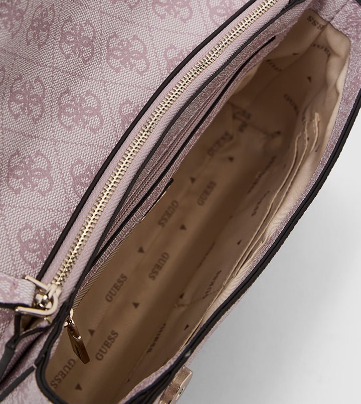 GUESS ZAMIRA MONOGRAM CROSSBODY BAG - Crown Store
