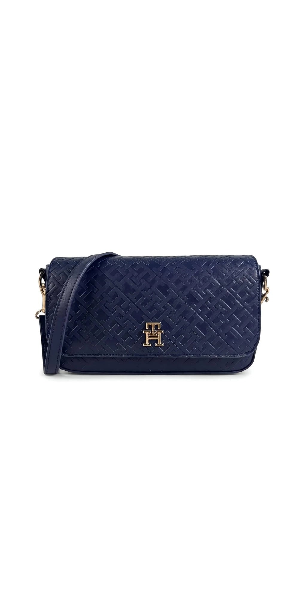TOMMY HILFIGER ICON EMBOSSED CROSSBODY BAG