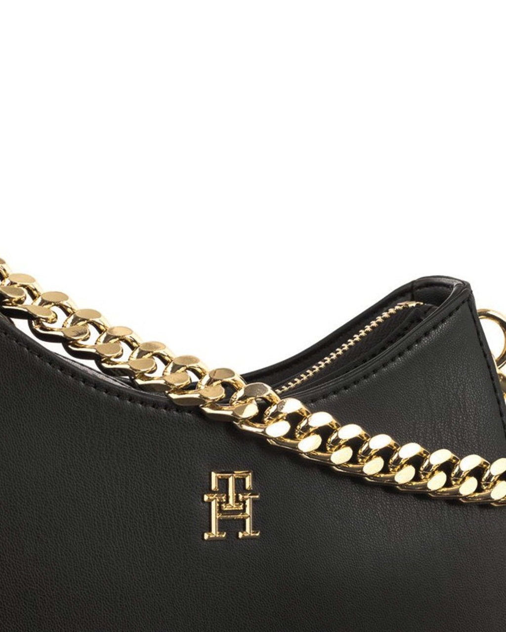 TOMMY HILFIGER CHAIN STRAP HOBO SHOULDER BAG