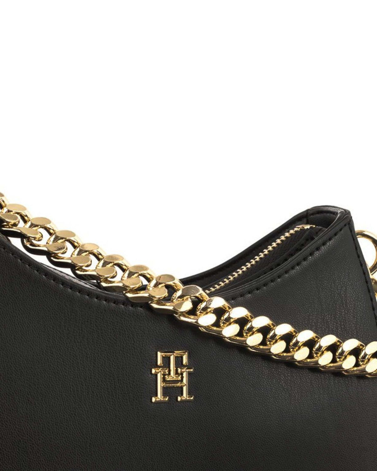 TOMMY HILFIGER CHAIN STRAP HOBO SHOULDER BAG