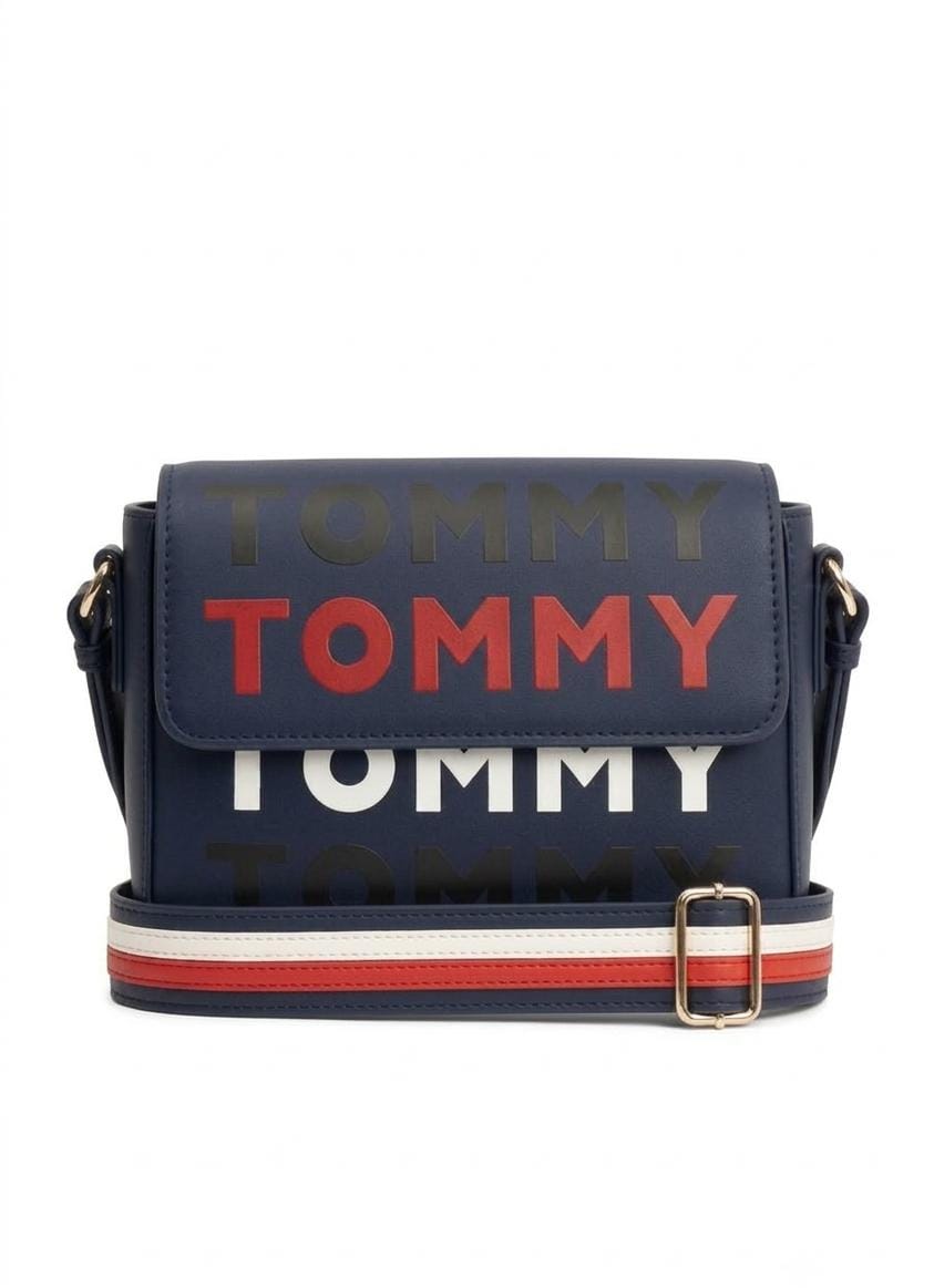 TOMMY HILFIGER PRINT CROSSBODY CAMERA BAG