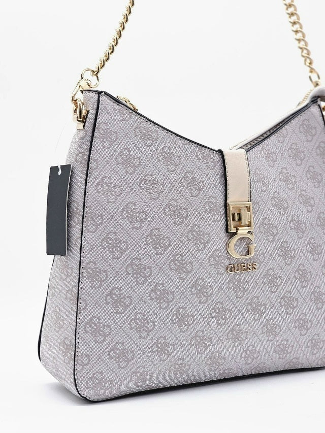 GUESS ZAMIRA LOGO HOPO SHOULDER BAG