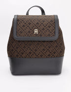 TOMMY HILFIGER TH MONOGRAM FLAP BACKPACK