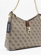 GUESS ZAMIRA LOGO HOPO SHOULDER BAG