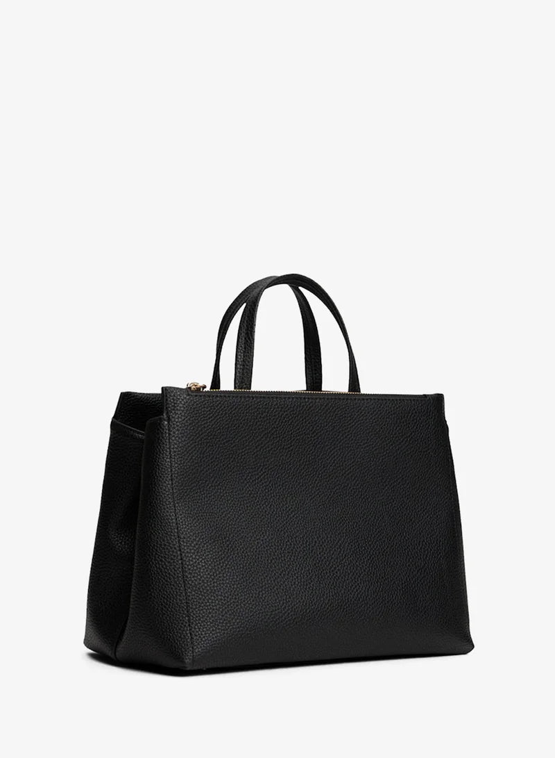 TOMMY HILFIGER TIMELESS ESSENTIAL MEDIUM SATCHEL BAG