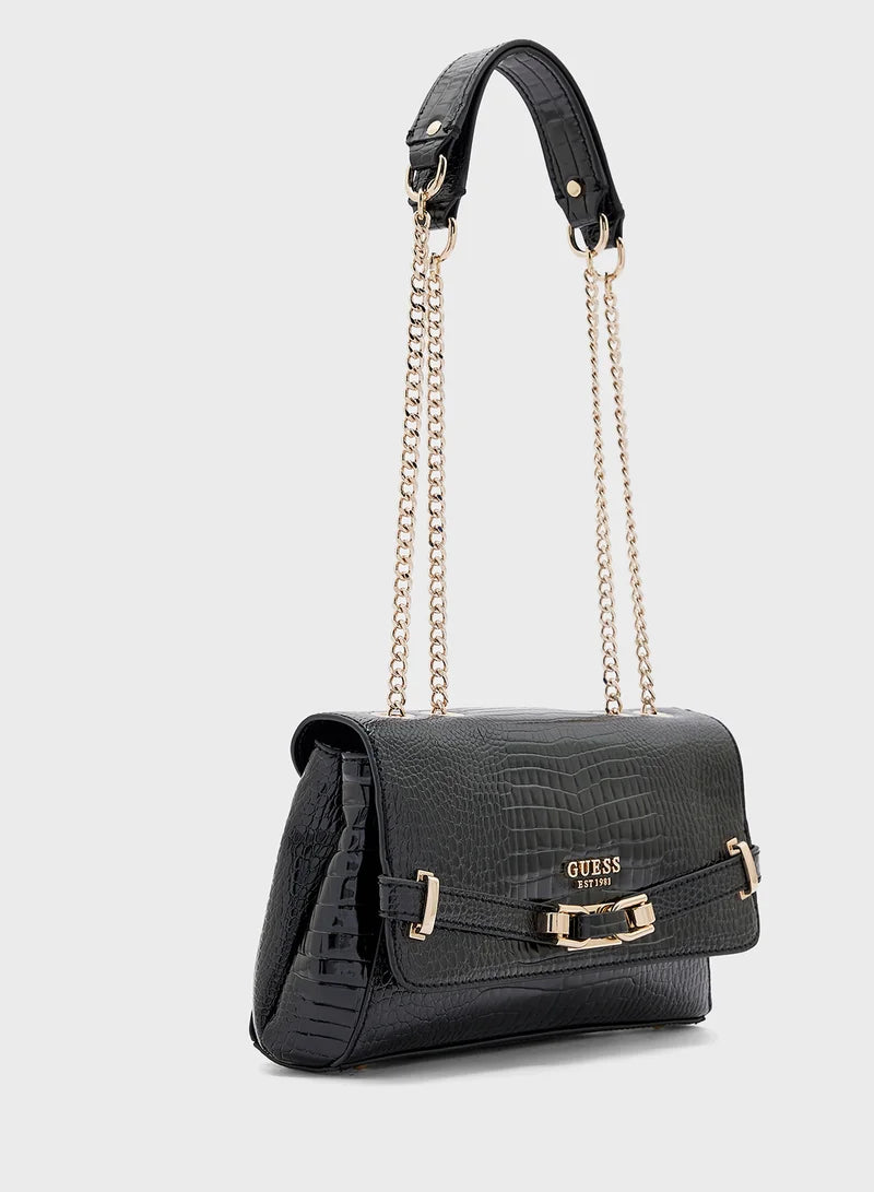 GUESS SILVYE CONVERTIBLE XBODY FLAP BAG