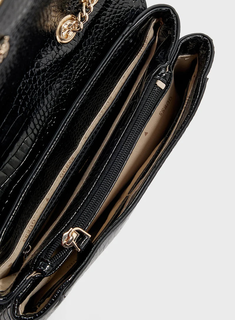 GUESS SILVYE CONVERTIBLE XBODY FLAP BAG