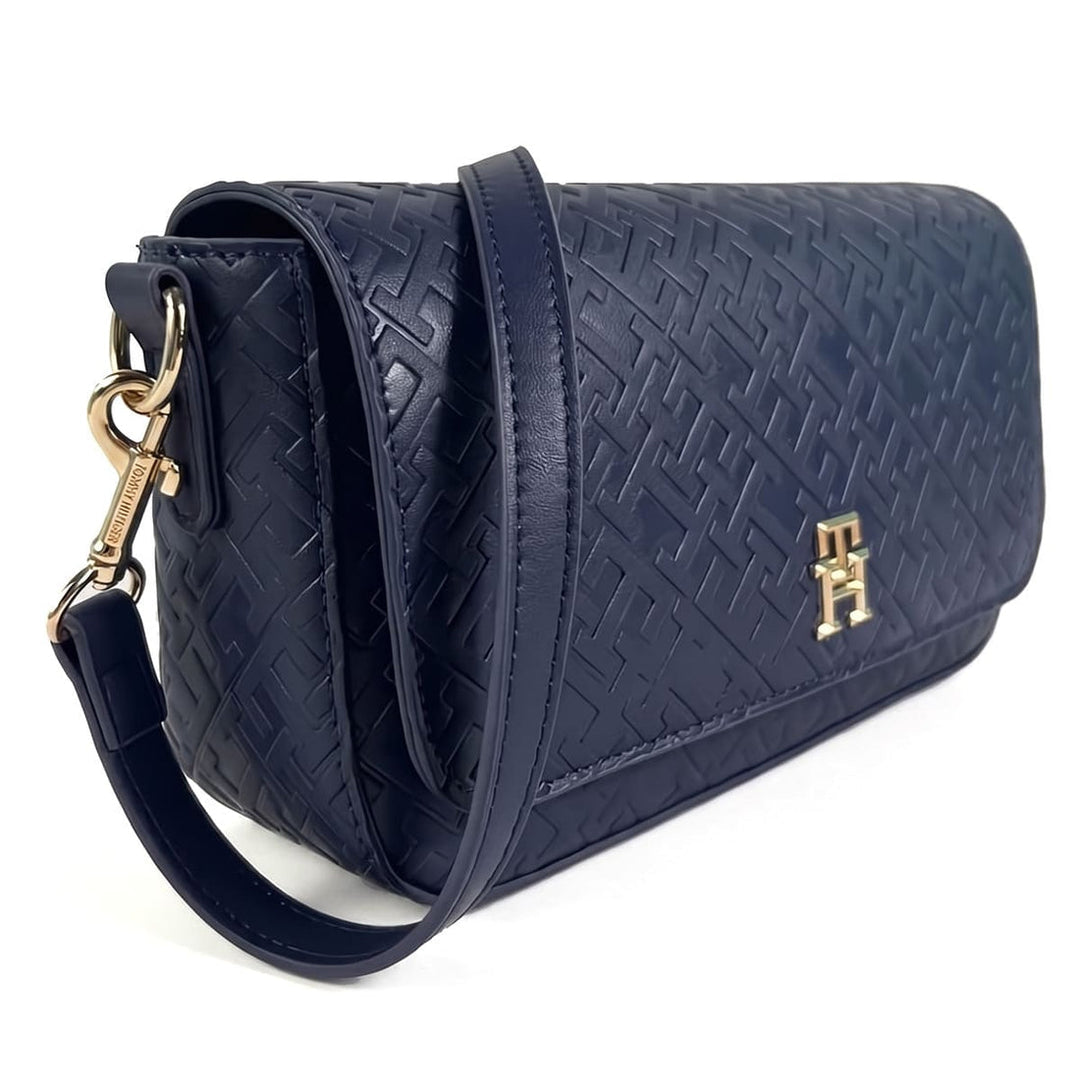TOMMY HILFIGER ICON EMBOSSED CROSSBODY BAG