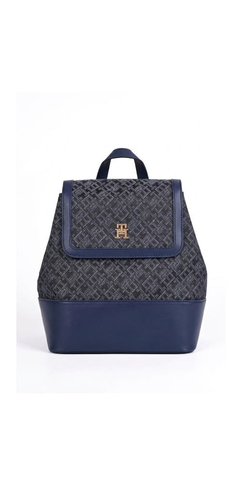 TOMMY HILFIGER TH MONOGRAM FLAP BACKPACK