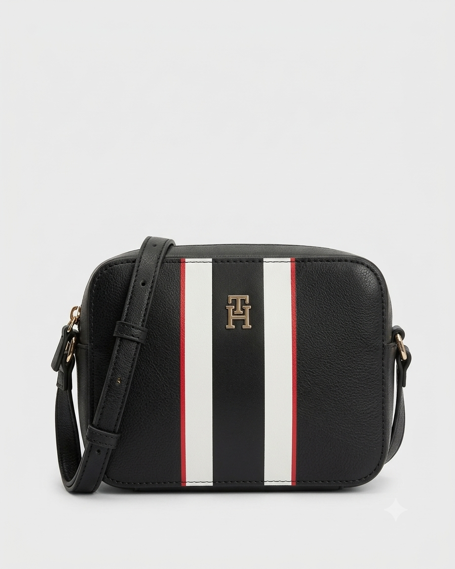 TOMMY HILFIGER SIGNATURE STRIPE CROSSBODY BAG