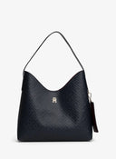TOMMY HILFIGER ICON EMBOSSED TH MONOGRAM SHOULDER BAG