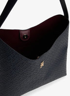 TOMMY HILFIGER ICON EMBOSSED TH MONOGRAM SHOULDER BAG