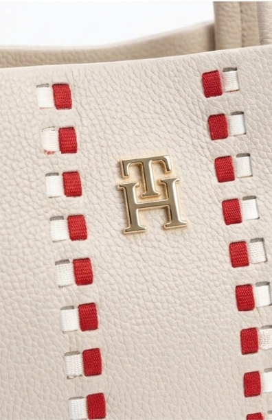 TOMMY HILFIGER TIMELESS ESSENTIAL MEDIUM SATCHEL BAG