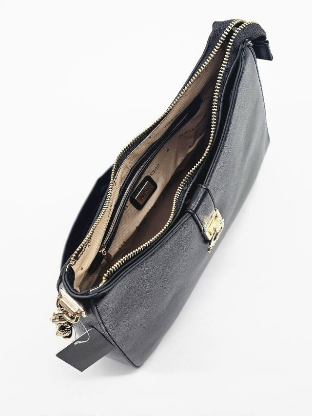 GUESS ZAMIRA LOGO HOPO SHOULDER BAG