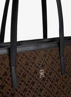 TOMMY HILFIGER CARTERA IM LATAM JACQUAED TOTE BAG - Crown Store
