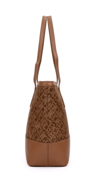 TOMMY HILFIGER CARTERA IM LATAM JACQUAED TOTE BAG - Crown Store