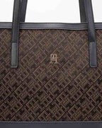 TOMMY HILFIGER CARTERA IM LATAM JACQUAED TOTE BAG - Crown Store