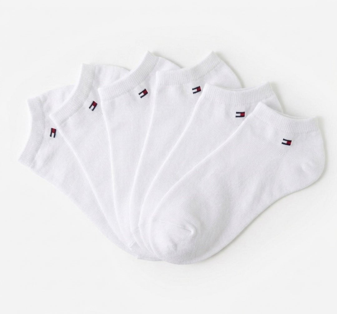 TOMMY HILFIGER COTTON HIDDEN-3-PACK SOCKS - Crown Store