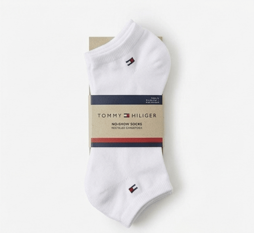 TOMMY HILFIGER COTTON HIDDEN-3-PACK SOCKS - Crown Store