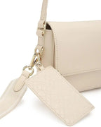 TOMMY HILFIGER PEBBLED FLAP CROSSBODY BAG - Crown Store