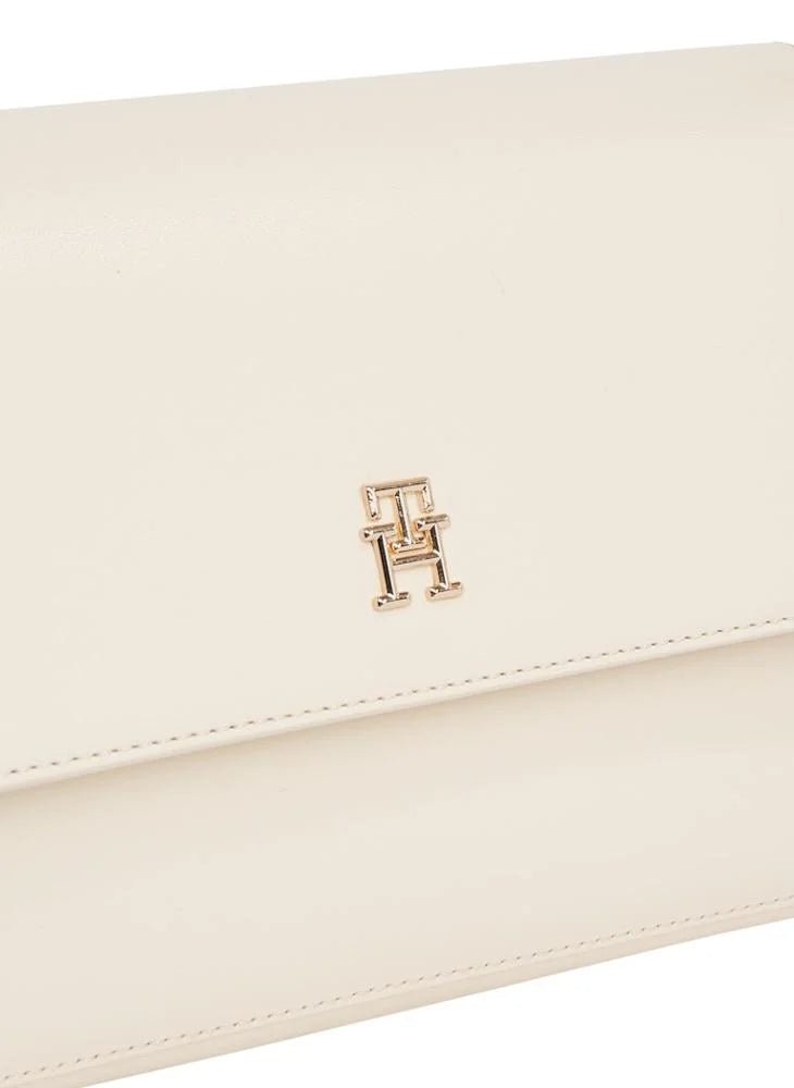 TOMMY HILFIGER PEBBLED FLAP CROSSBODY BAG - Crown Store
