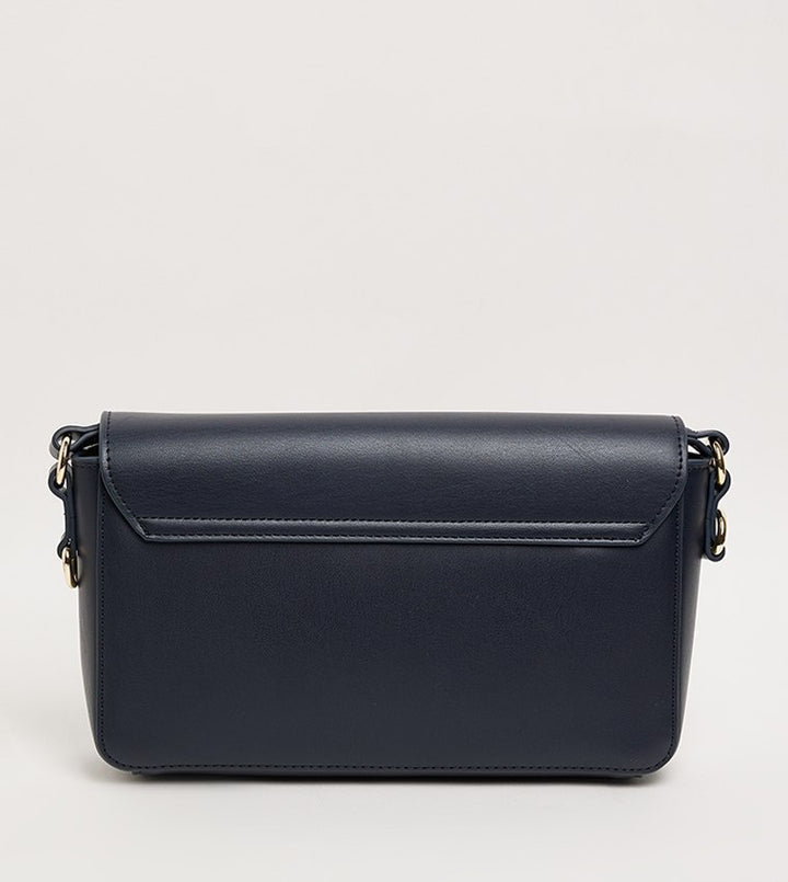 TOMMY HILFIGER PEBBLED FLAP CROSSBODY BAG - Crown Store