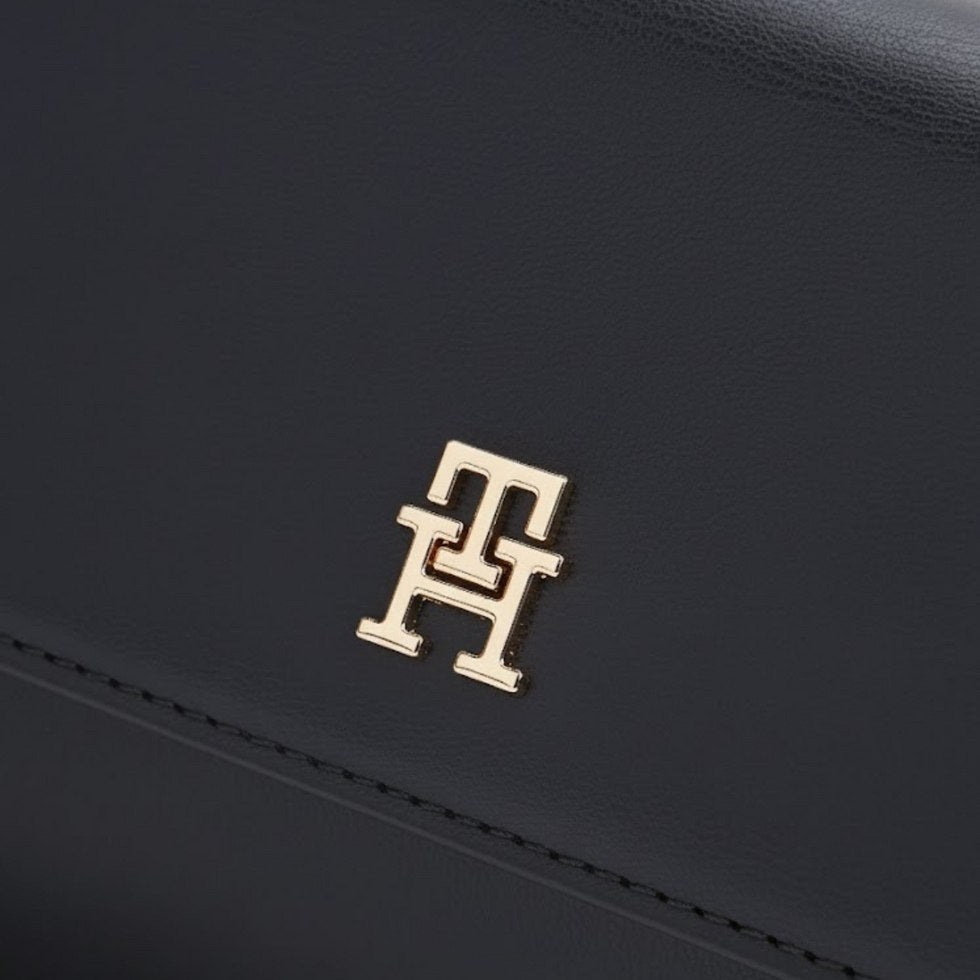 TOMMY HILFIGER PEBBLED FLAP CROSSBODY BAG - Crown Store