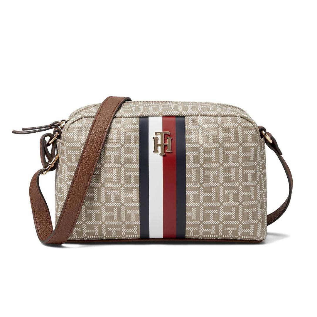 TOMMY HILFIGER ROWAN II MONOGRAM CROSSBODY BAG - Crown Store