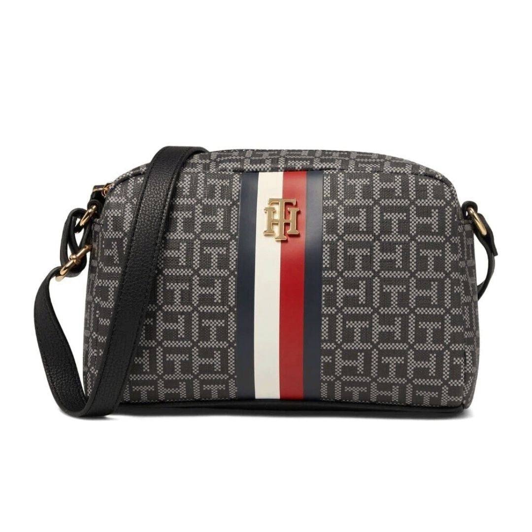 TOMMY HILFIGER ROWAN II MONOGRAM CROSSBODY BAG - Crown Store